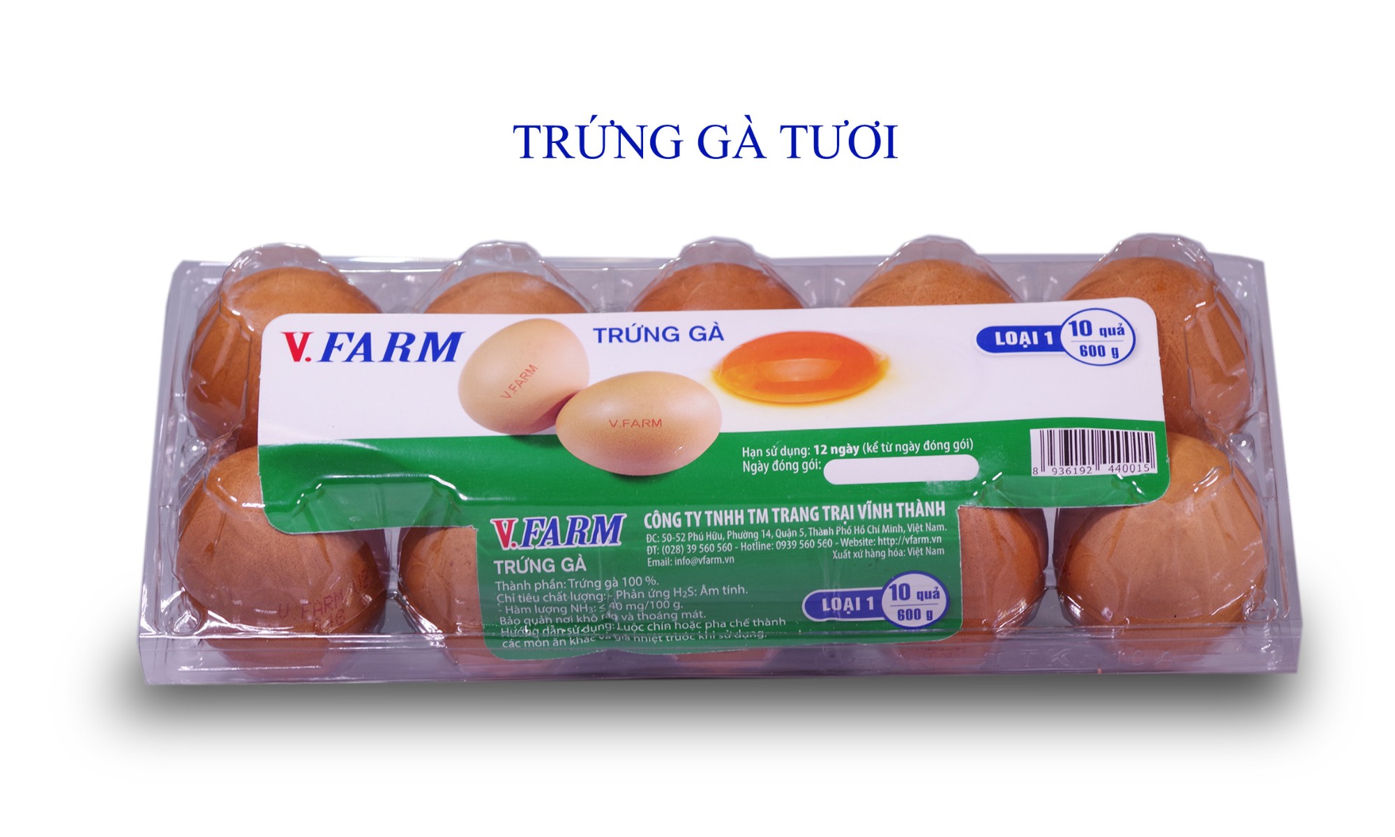 Trứng Gà VFARM (Hộp 10)