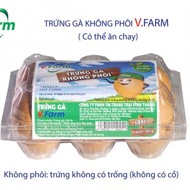 Trứng Gà Không Phôi V.FARM ( HỘP 6 )